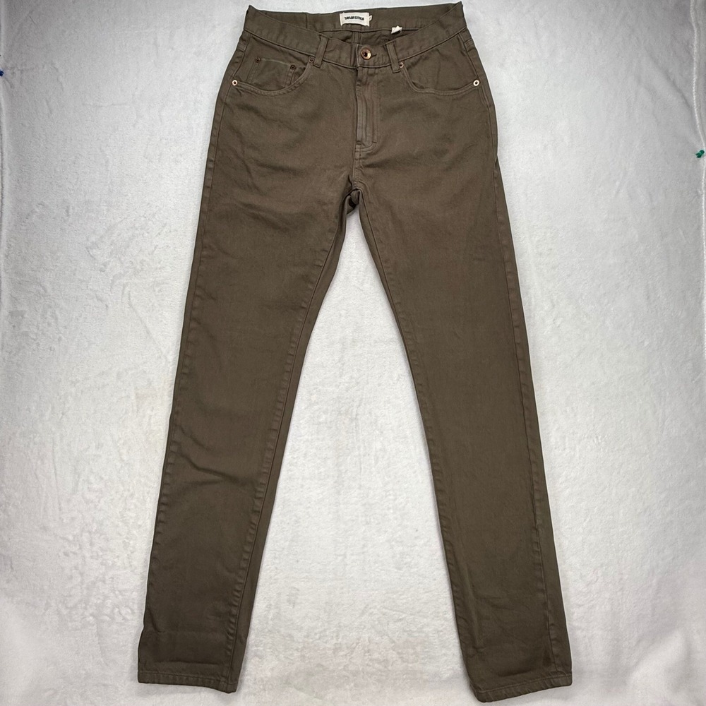 Taylor Stitch Chinos Pants Organic Cotton Casual Brown Mens Size 29